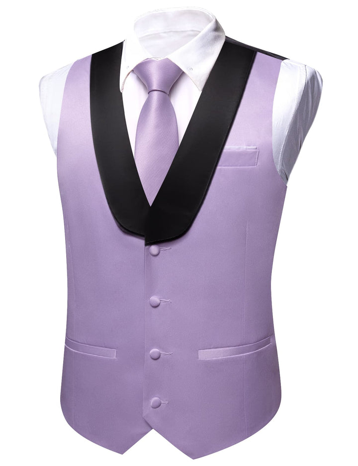 men's purple vest