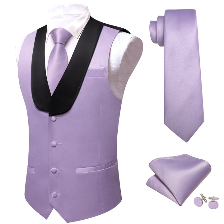 purple dress vest