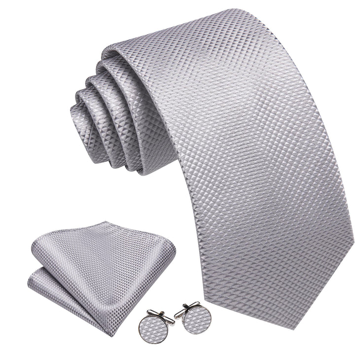 light grey tie