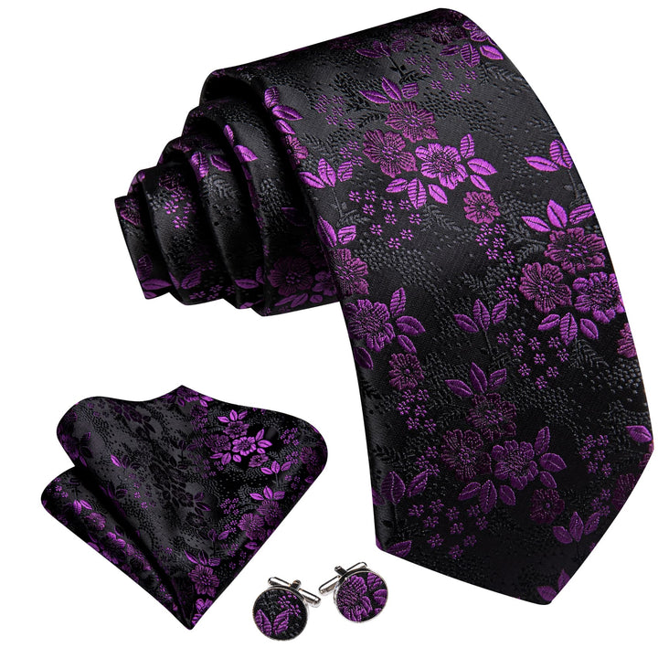 floral silk tie