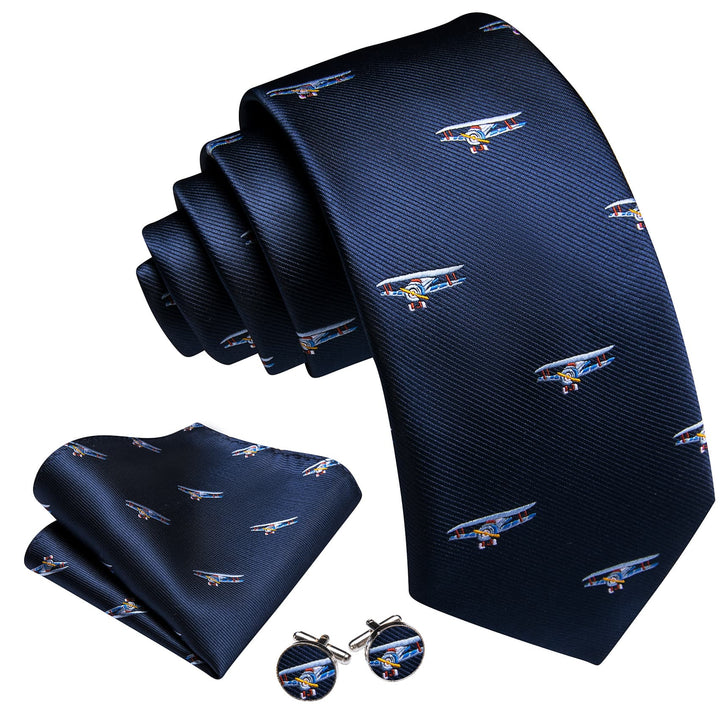 dark blue novelty tie