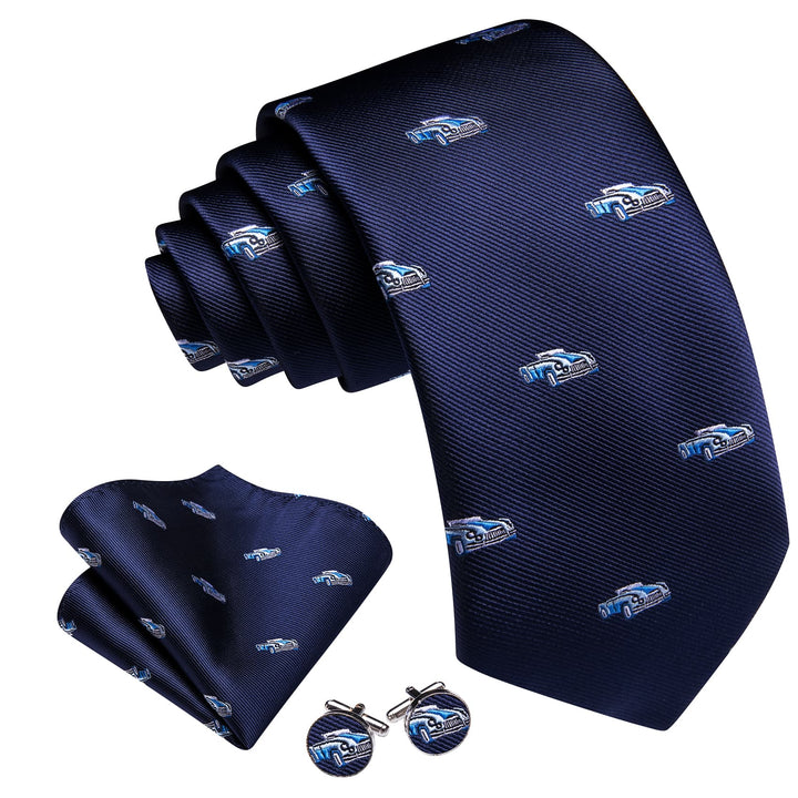 deep blue necktie