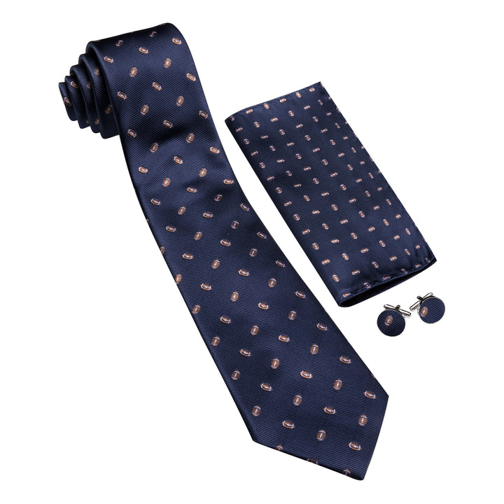 blue silk tie for men