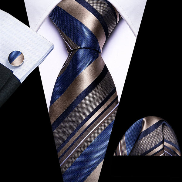 mens tie blue brown