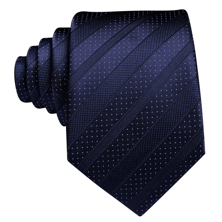 striped blue tie