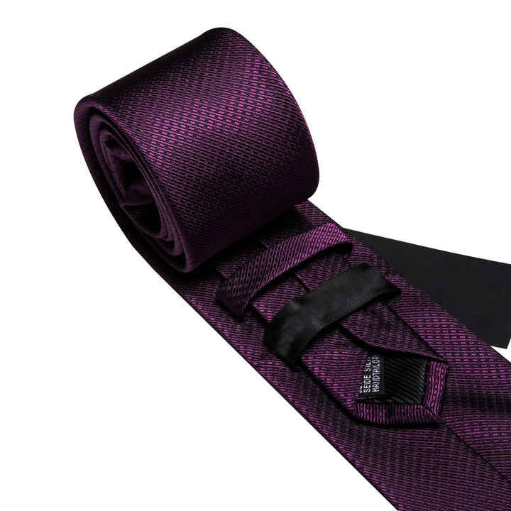 classic businees solid purple tie for suit