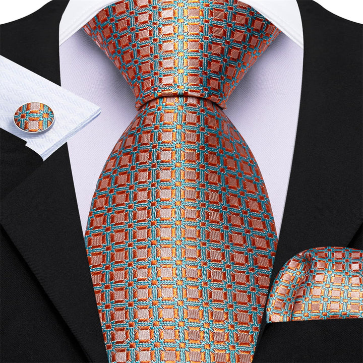 business work design silk mens suit dress tie and handkerchief set