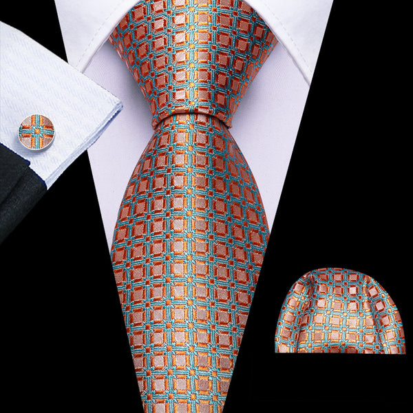 business work design silk mens suit dress tie and handkerchief set