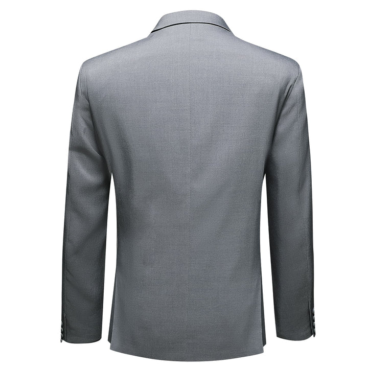 business meeting office suit solid smoke grey mens dress suit