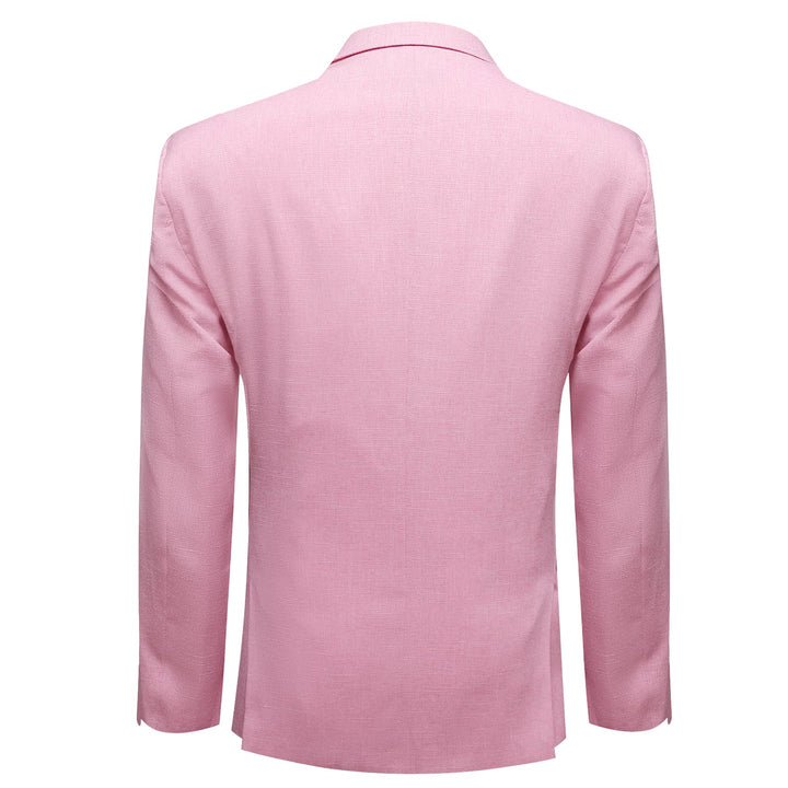 classic solid rose pink wedding suit dress top for office shirt