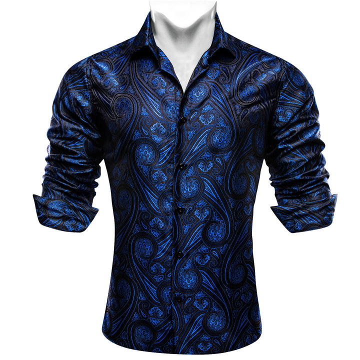 dark blue shirt for men