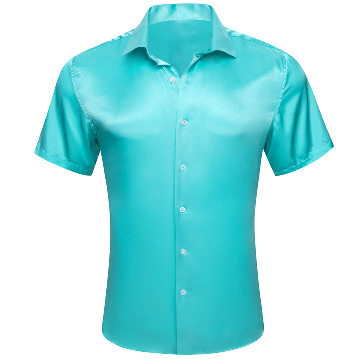 men satin shirt