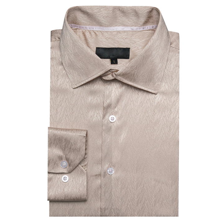 champagne silk shirt