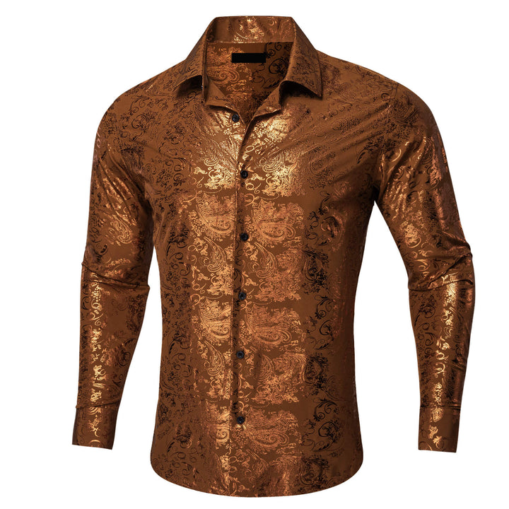 brown designer shirt