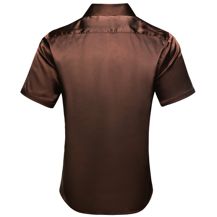 chocolate brown shirt