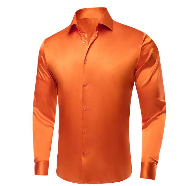 dark orange shirt