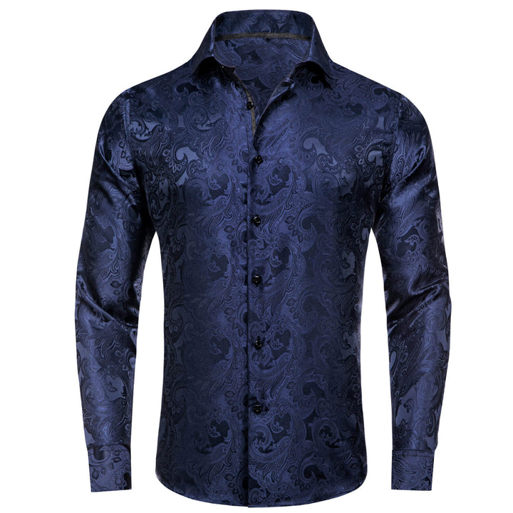 navy blue shirt mens