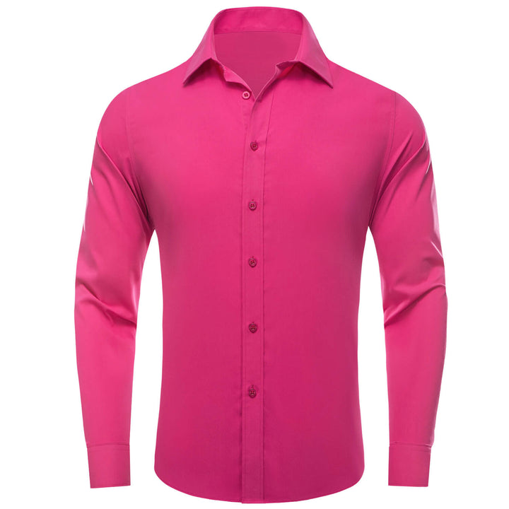 dark pink shirt