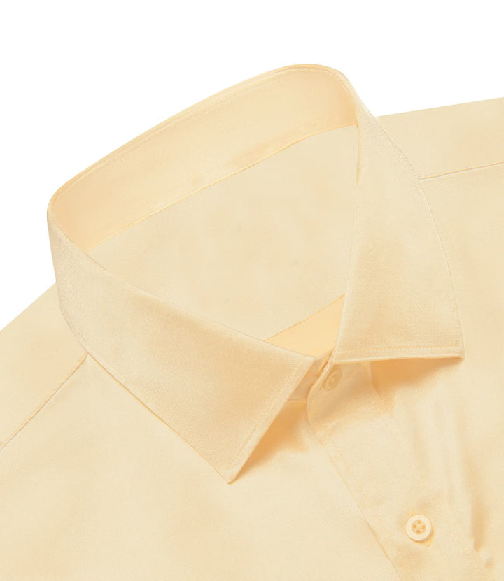 silk white dress shirt