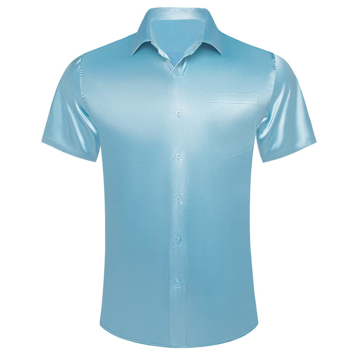 sky blue men shirt