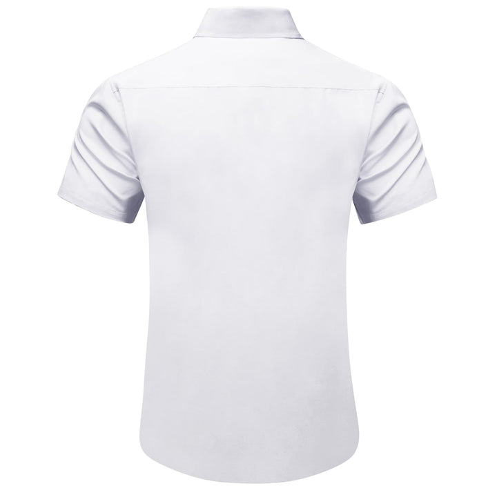 short sleeve white shirt mens