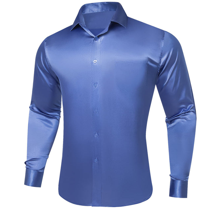 cobalt blue shirt