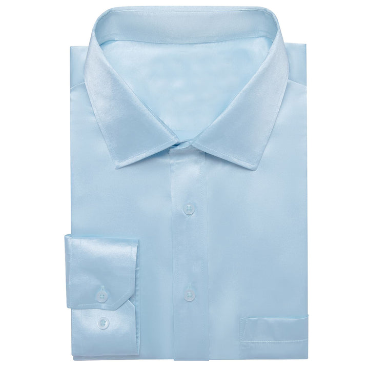 silk dress shirt men