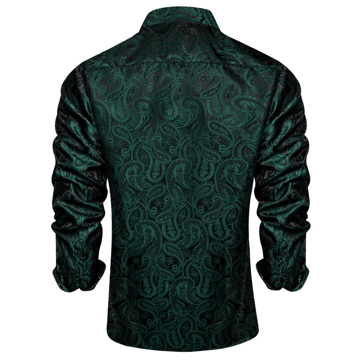 emerald green dress shirt big and tall