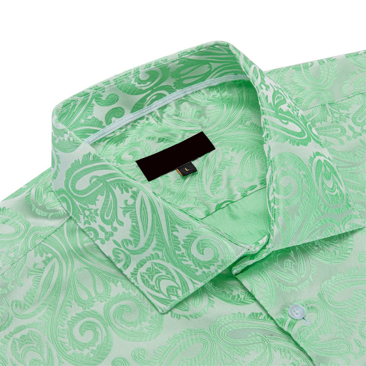 green long sleeve shirt