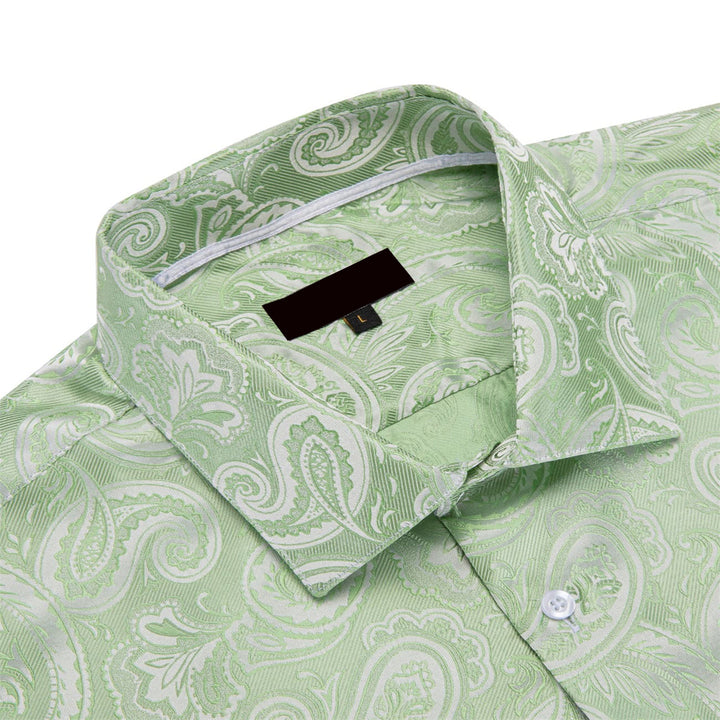 	  light green dress shirt