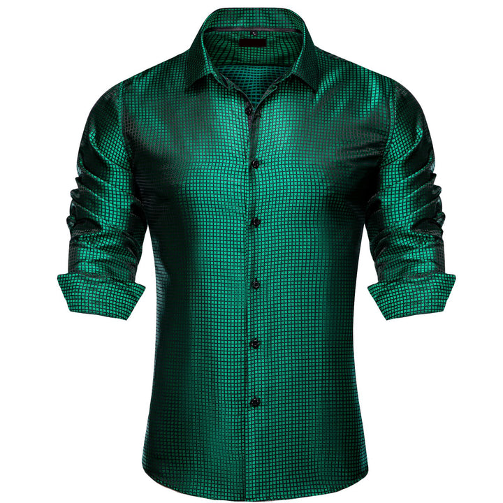 green long sleeve shirt