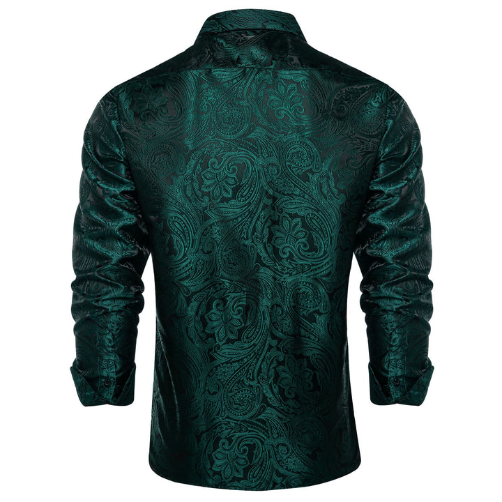 mens green dress shirt