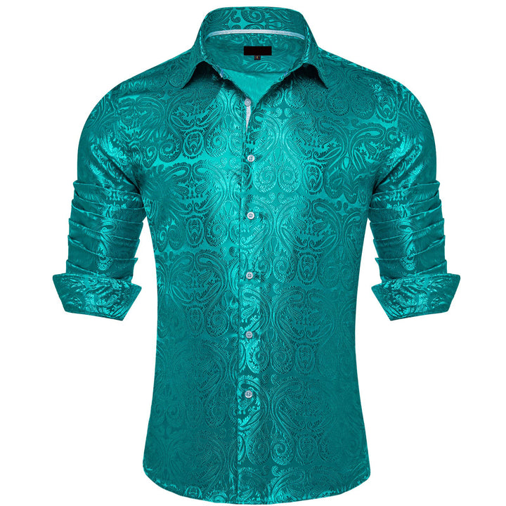 teal green dress shirt