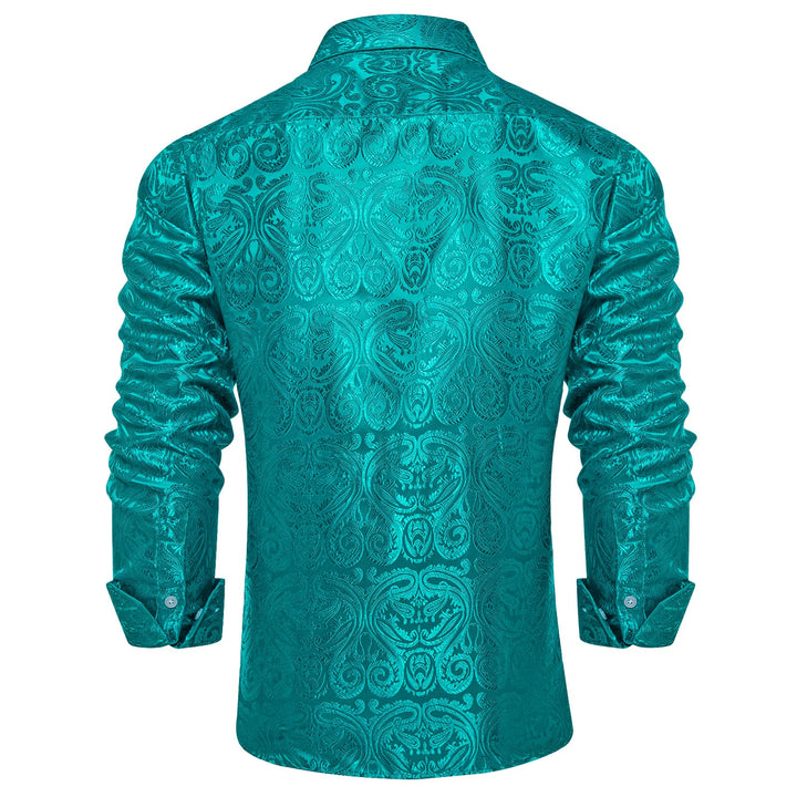 teal green shirt for men