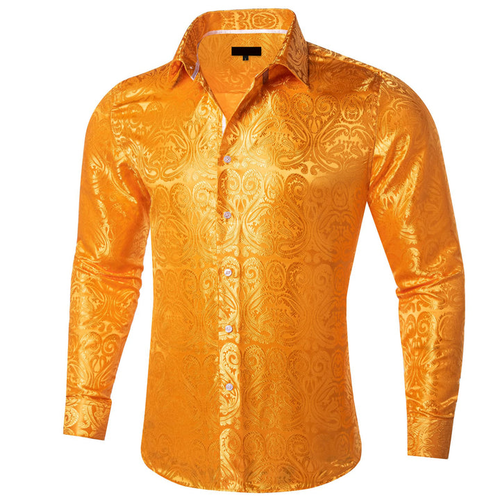 mens burnt orange shirt