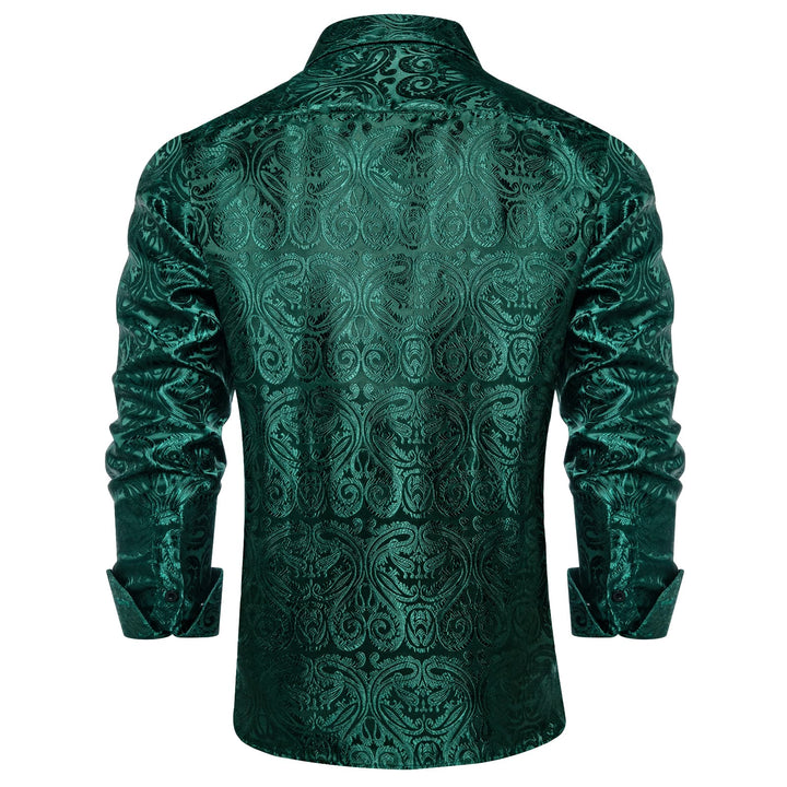 green mens dress shirt