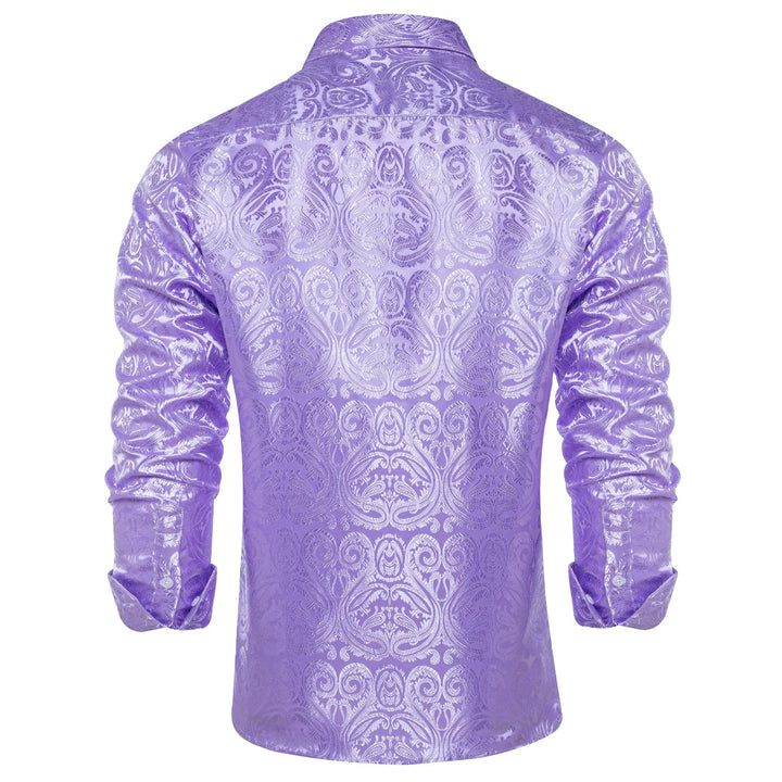 purple dress shirt men