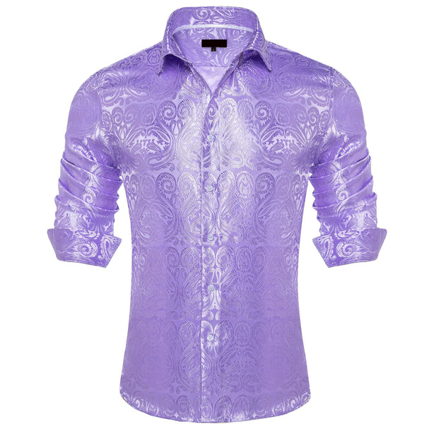 purple mens dress shirt