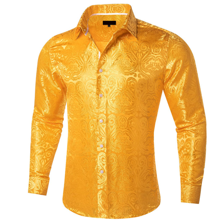 mens orange shirt