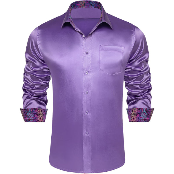 deep purple suit shirt