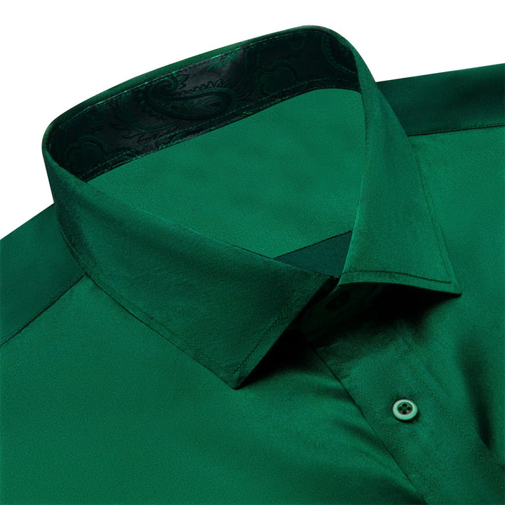 green tuxedo shirt