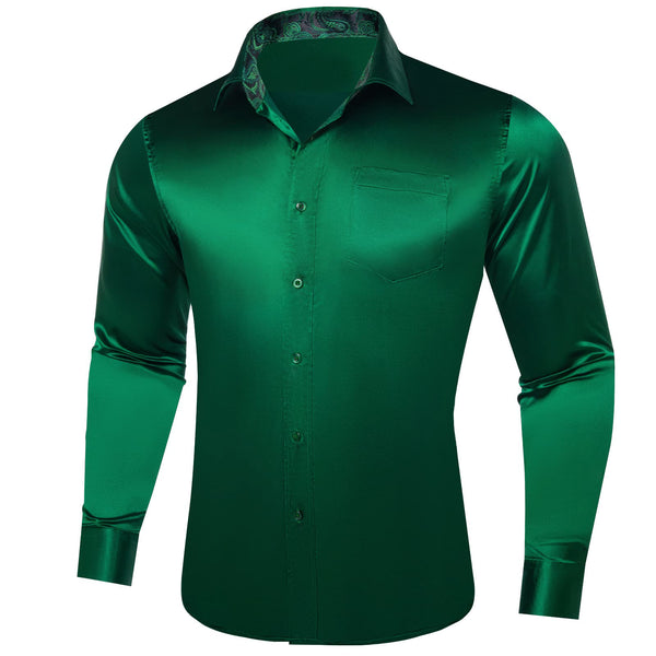 olive green mens dress shirt