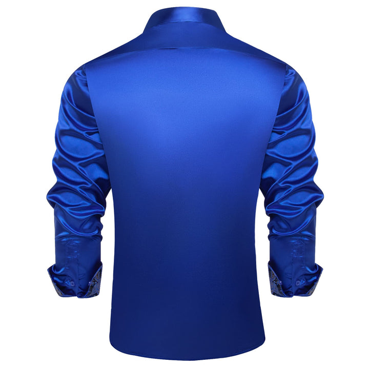 royal blue dress shirt men's