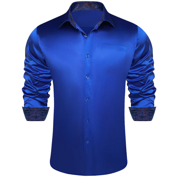 royal blue shirt mens