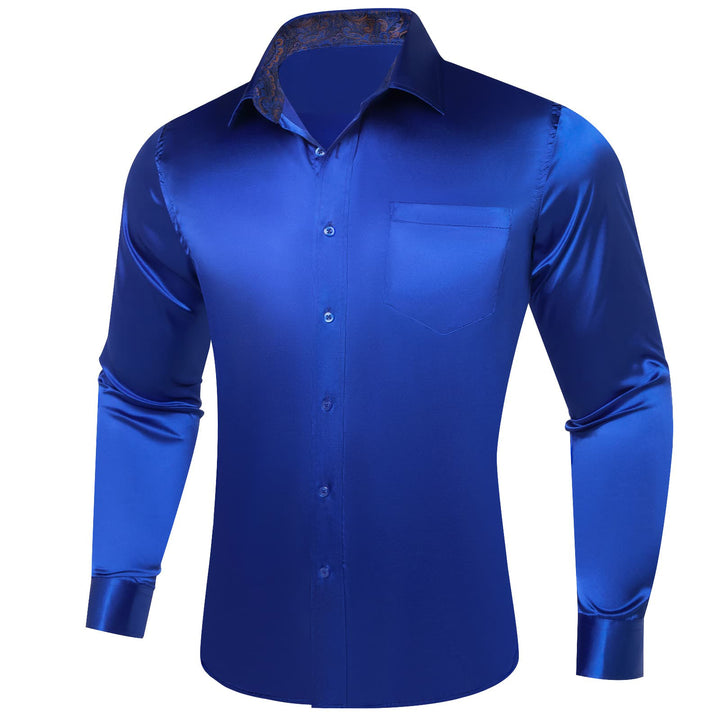 royal blue mens dress shirt