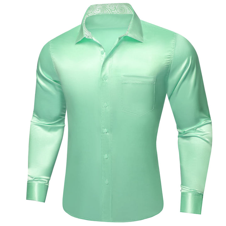 green button up shirt