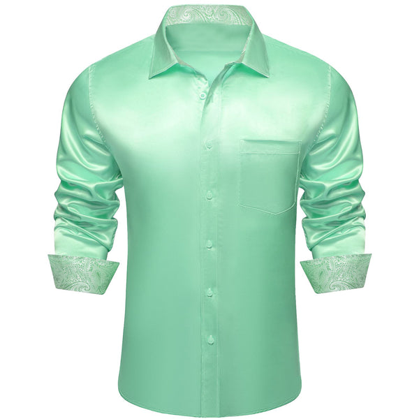 green dress shirt