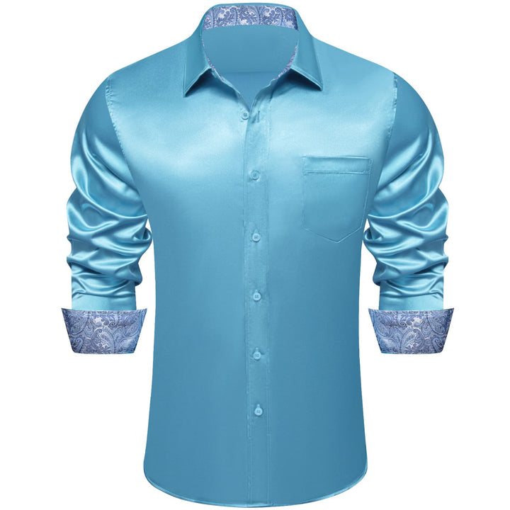 baby blue shirt