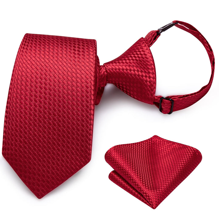 red boys tie