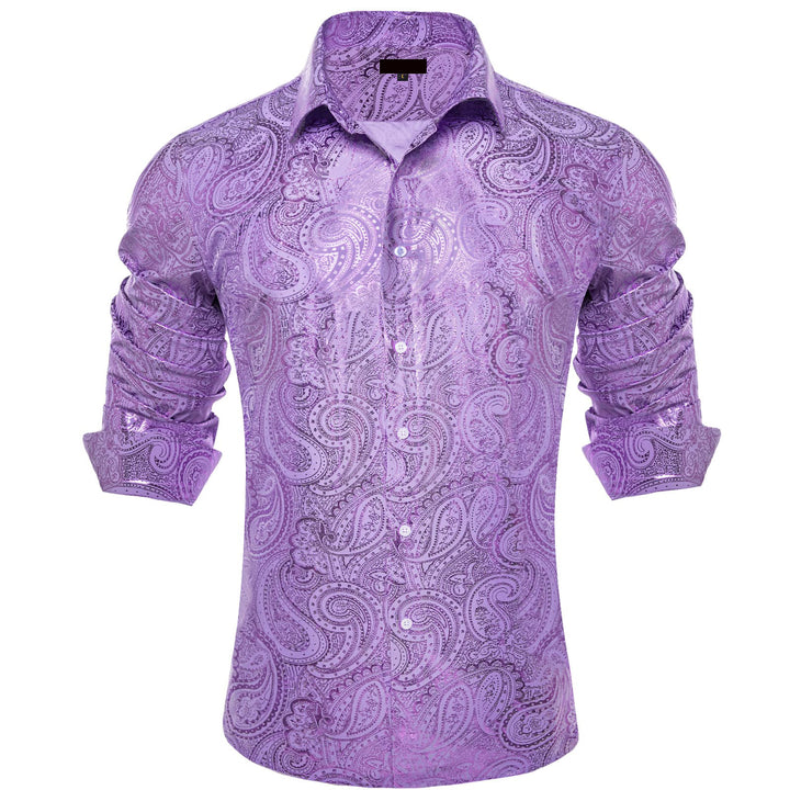 purple dress shirt